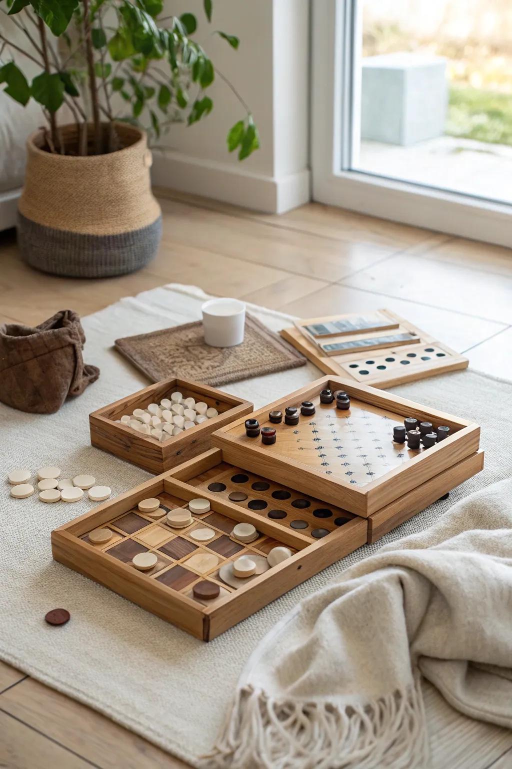 Elevate your game nights with multi-level boards that add depth and complexity to every move.