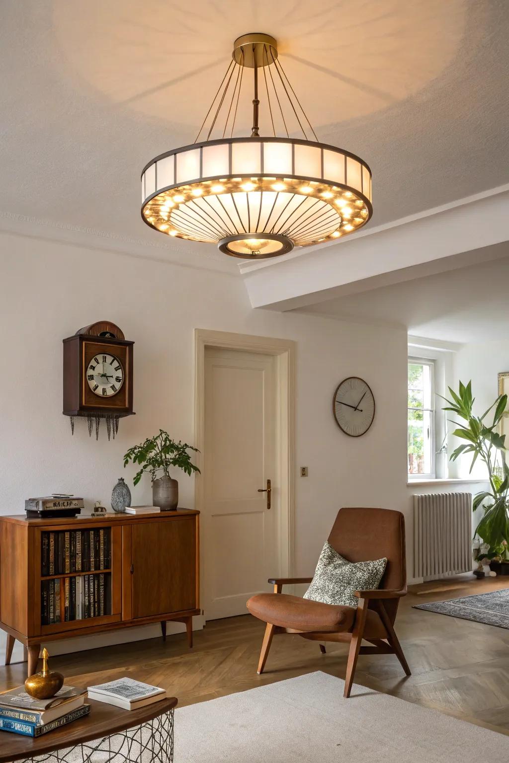 Revive the past with retro ceiling lights that add timeless charm to modern interiors.