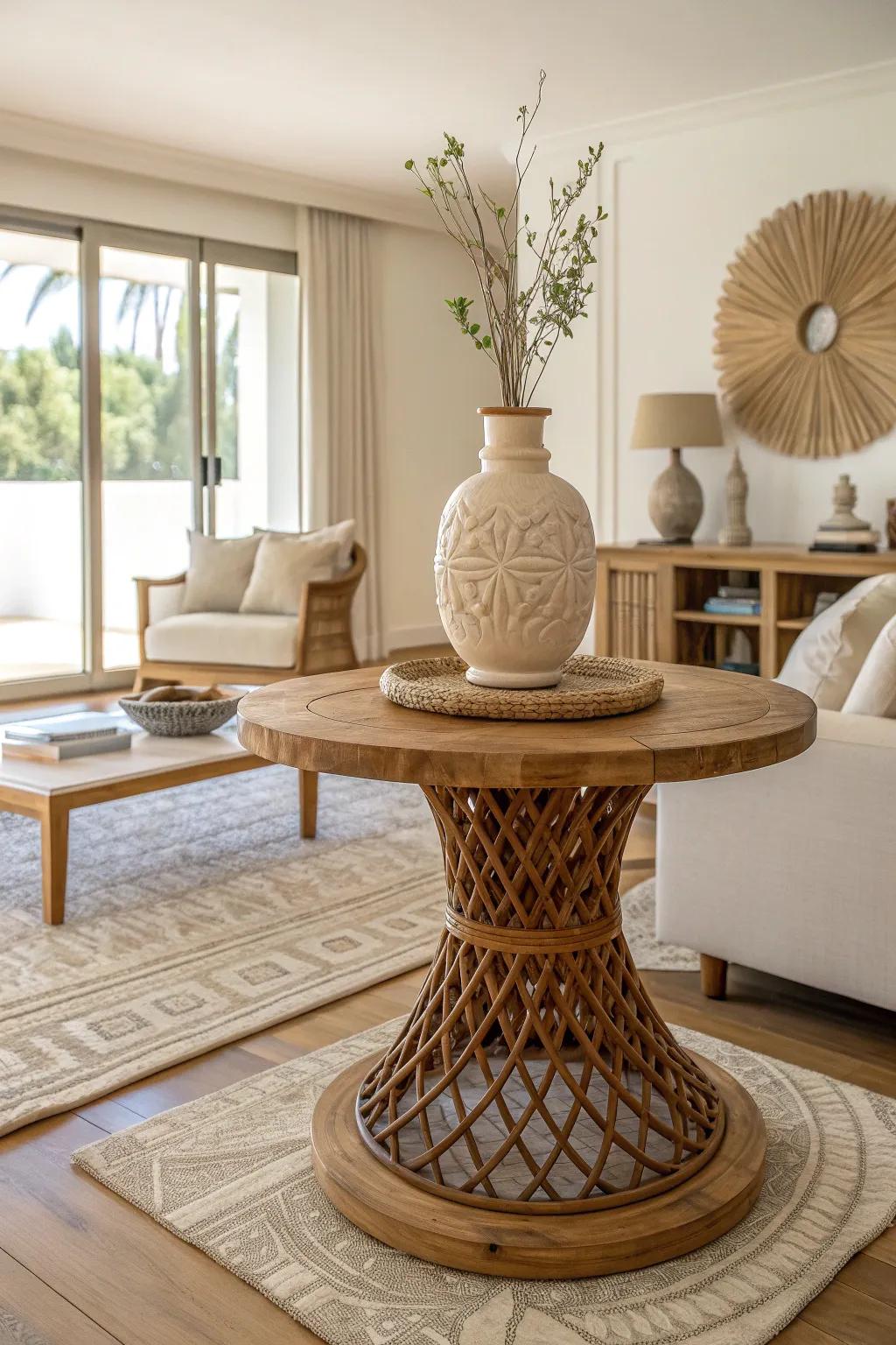 Enhance your space with accent tables that boast intricate, elegant designs.