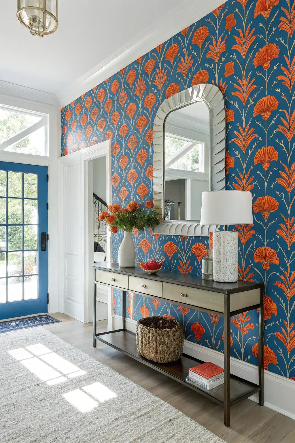 Peel and stick options make it easy to refresh your entryway with minimal effort.