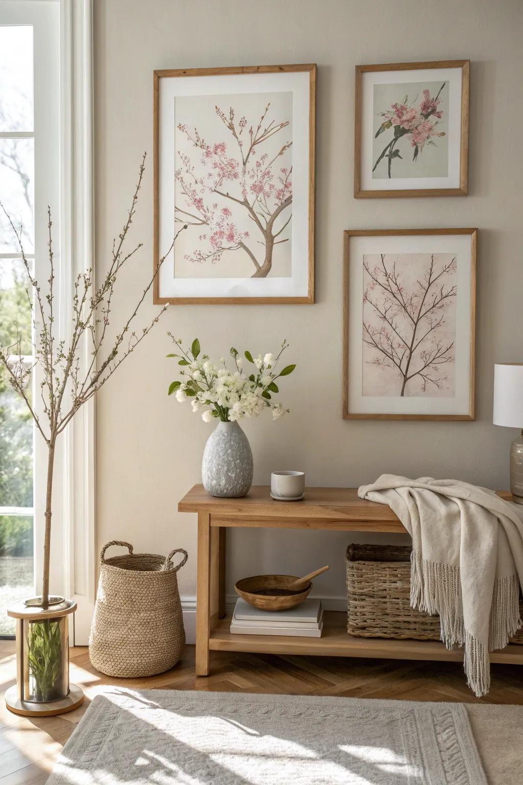 Refresh your walls with art that celebrates spring's beauty.