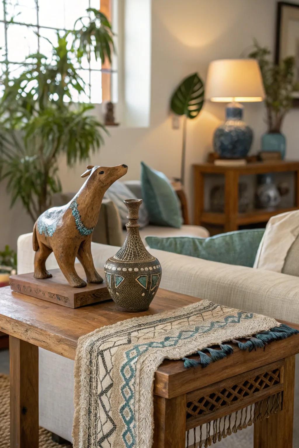 Blend art and nature with abstract animal sculptures that elevate your decor.