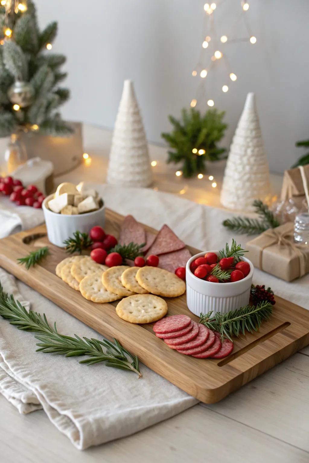 Sprinkle some elf magic on your table with a playful and whimsical charcuterie setup. 🎄 #ElfMagic #PlayfulHoliday