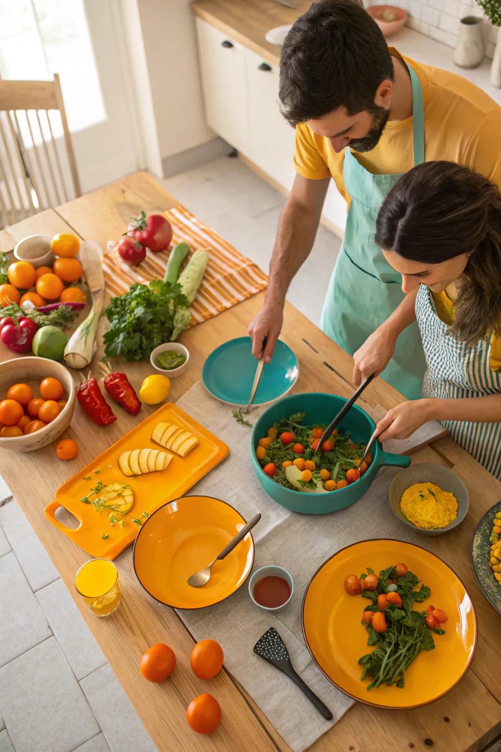 Bond over a delicious gourmet cooking adventure in your own kitchen. #DateCooking #HomeGourmet