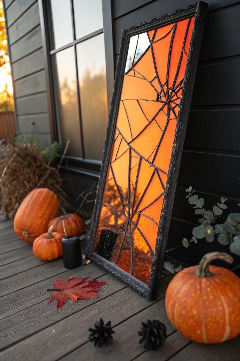 Create the illusion of danger with a broken mirror effect that captivates and mystifies. #IllusionDecor #SpookySurprises