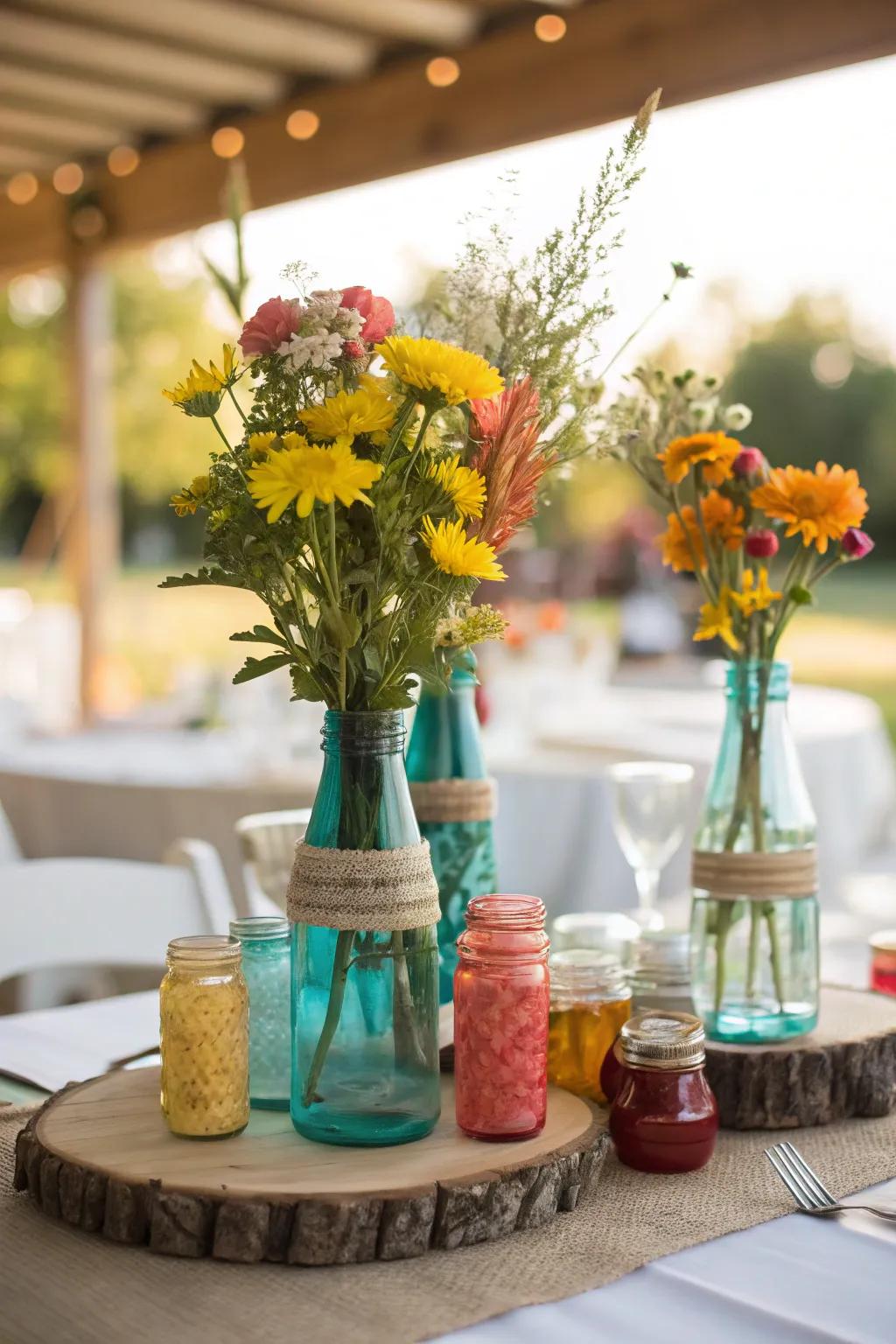 Eco-friendly and chic—repurposed decor makes a statement. 🌍 #EcoChic #SustainableDecor