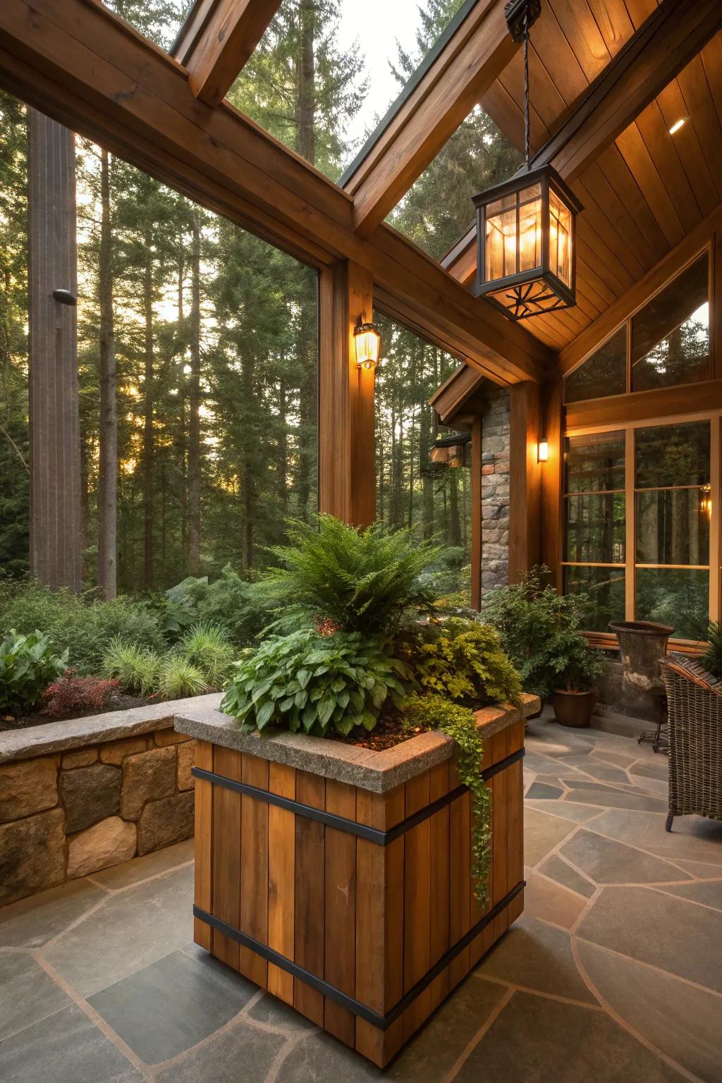 Bring the outdoors in with a tranquil indoor garden that nurtures serenity.