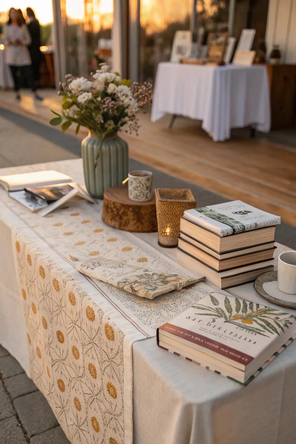 Enhance your table's aesthetic with runners that add elegance and interest.