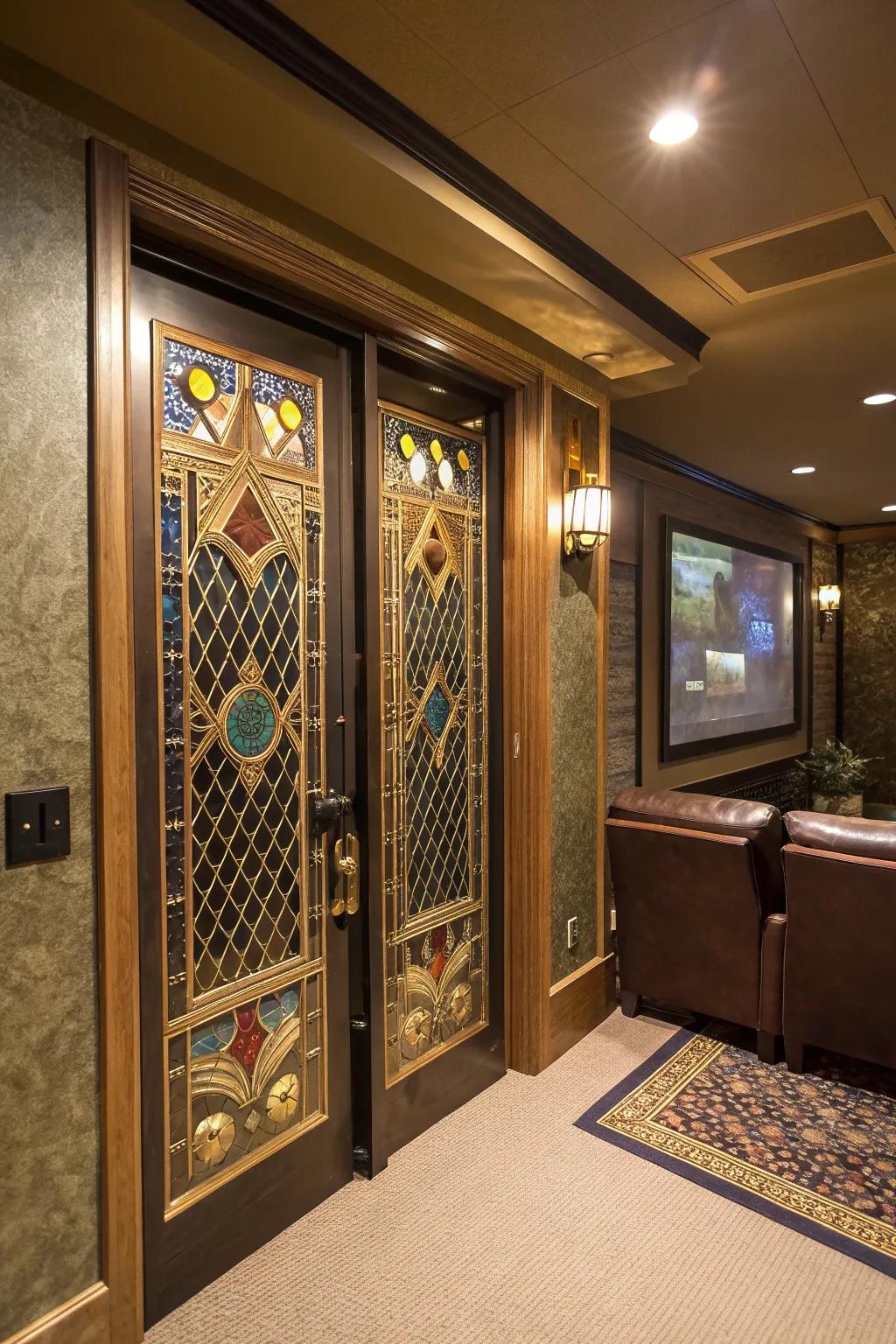 Transform your entrance with a mosaic masterpiece that speaks volumes in color and style. #MosaicArt 🎨