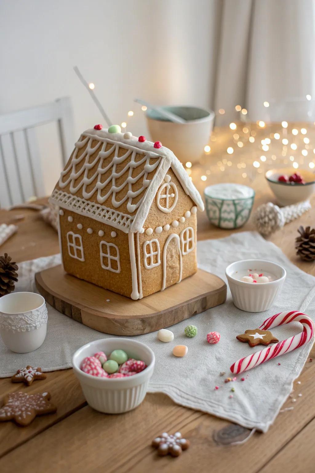 Unleash your creativity in a fun-filled gingerbread house contest. 🍬🏠 #GingerbreadFun #HolidayCreativity