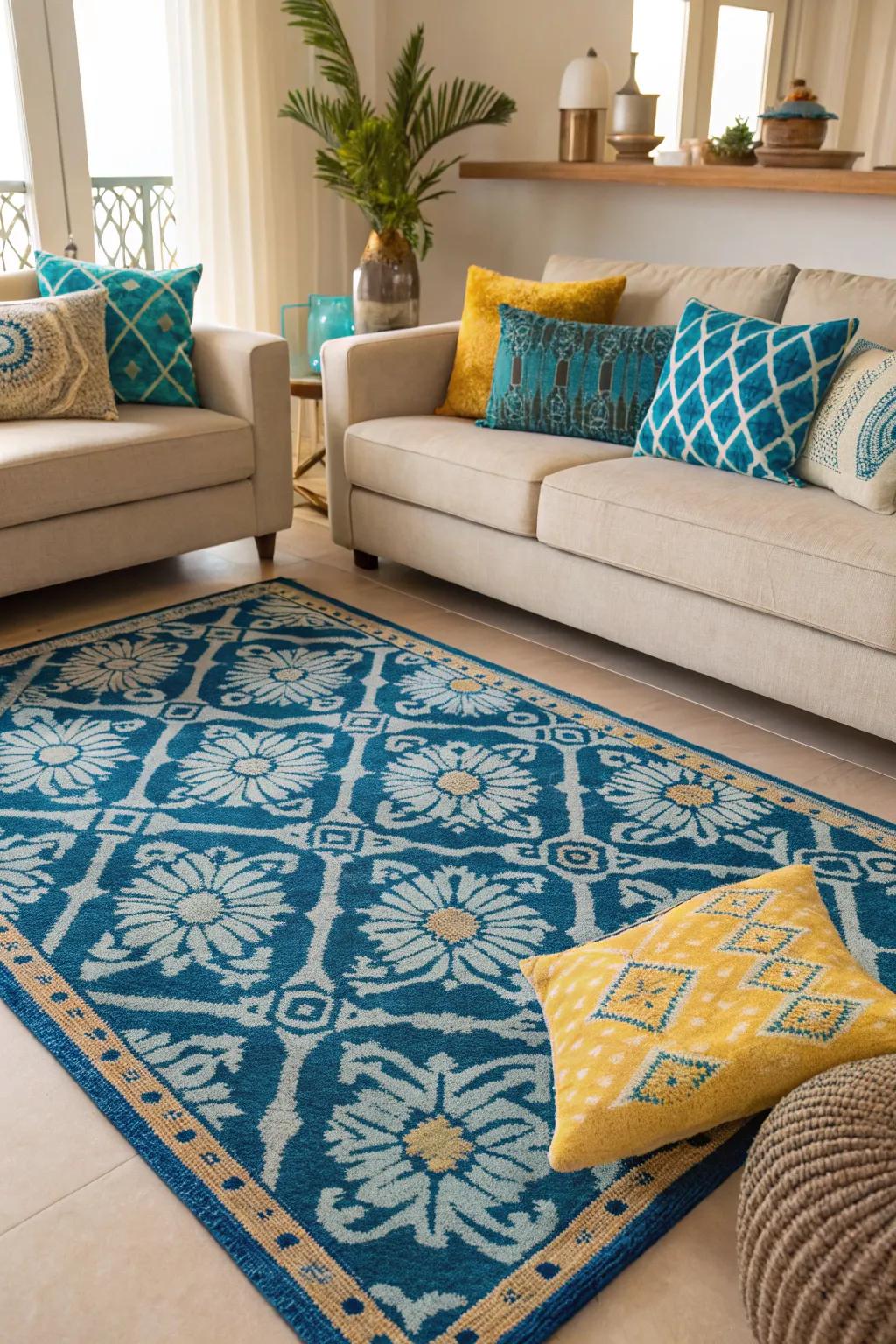 Patterns bring energy and texture to your living room, creating a lively atmosphere. #PatternLove #DesignDetails