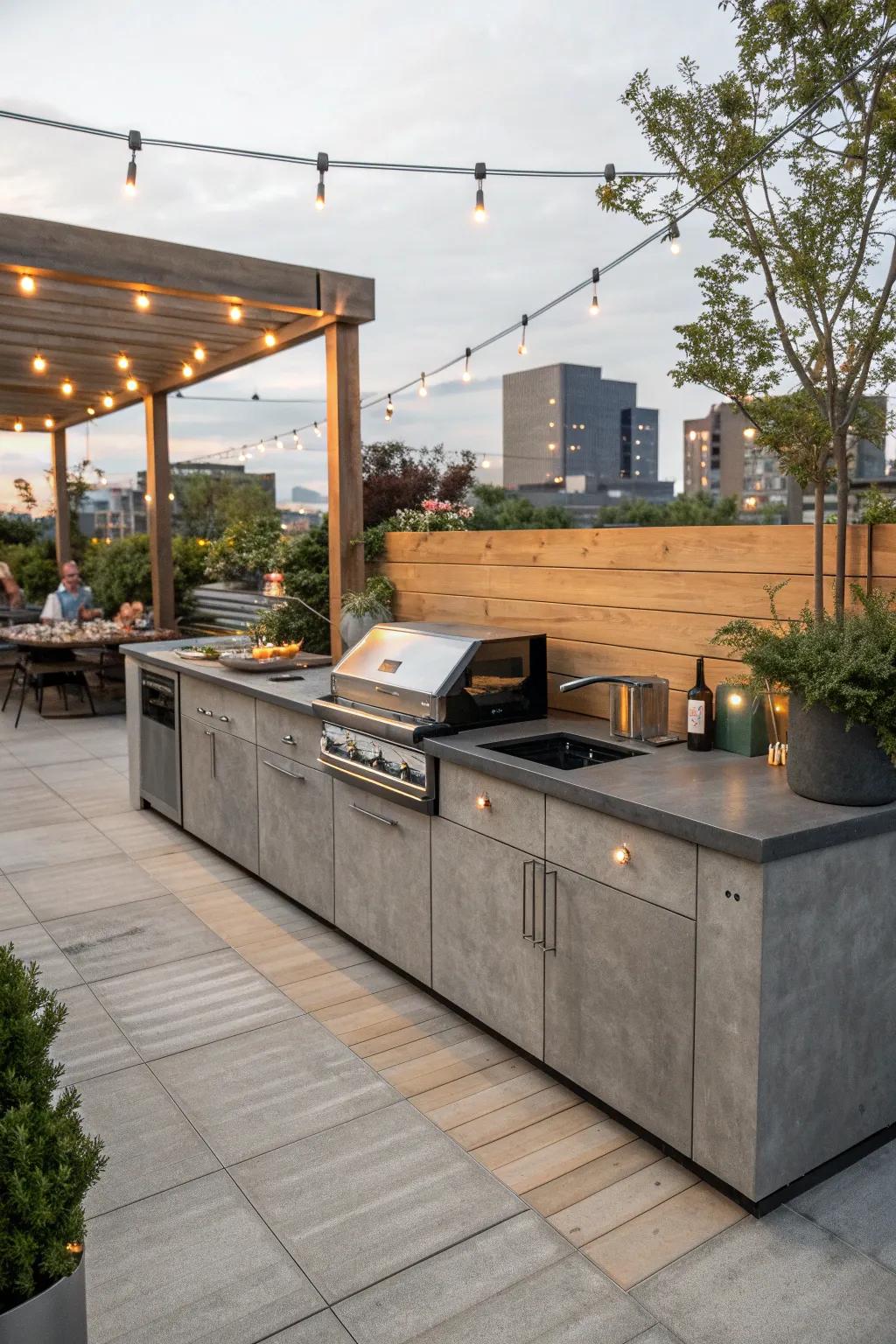 Customize your kitchen with modular concrete designs that adapt to your lifestyle.