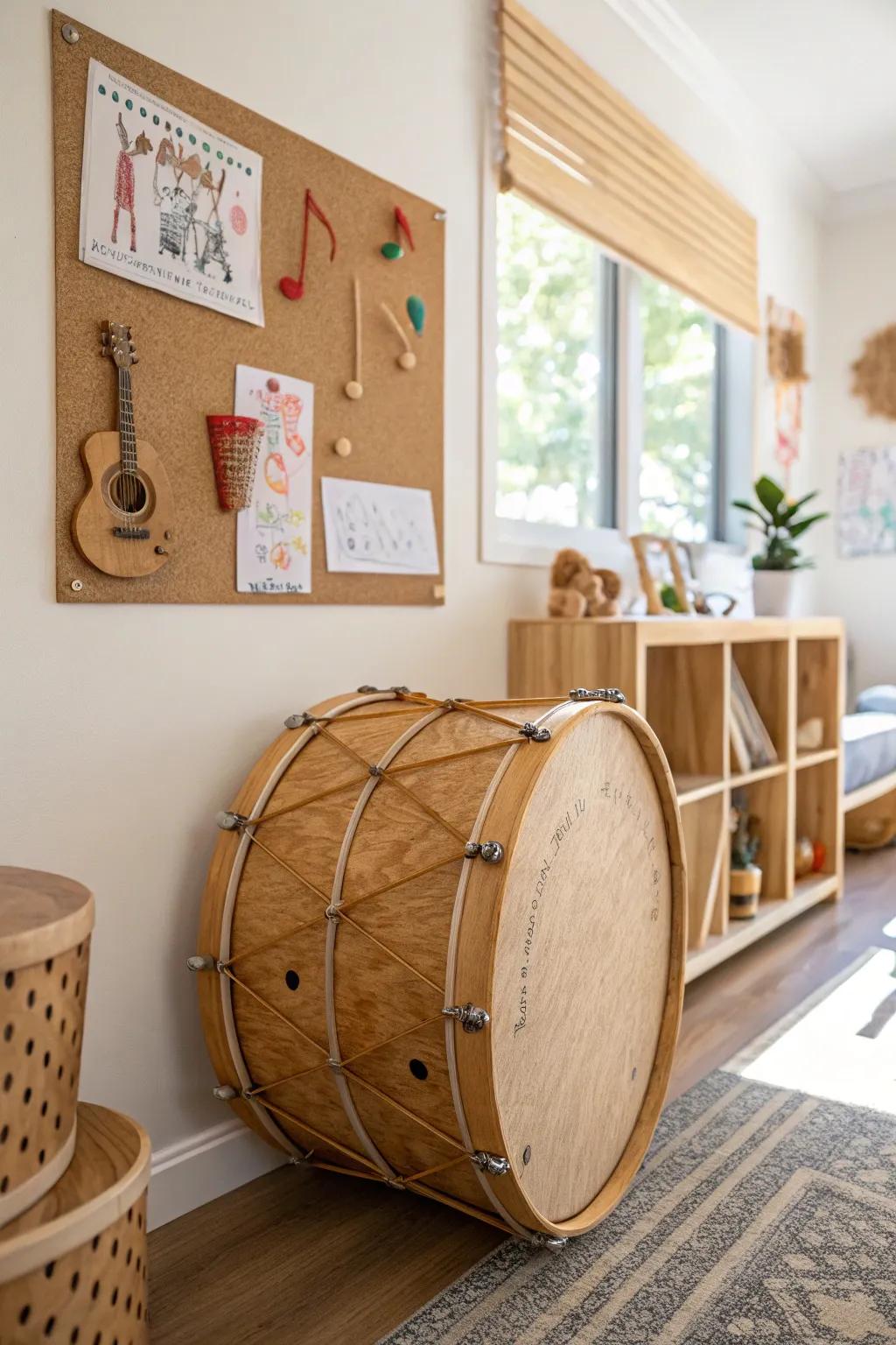Let creativity flow with DIY instrument cutouts that make your board sing! #DIYDecor #CraftyVibes