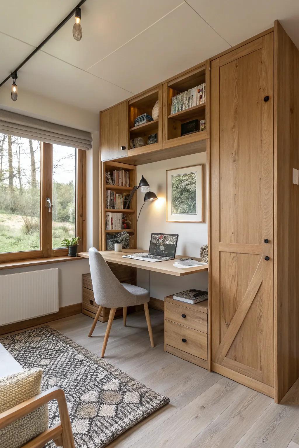 Multi-functional furniture brings versatility and efficiency to your compact living space. #SpaceSaving #VersatileDesign #HomeInspo