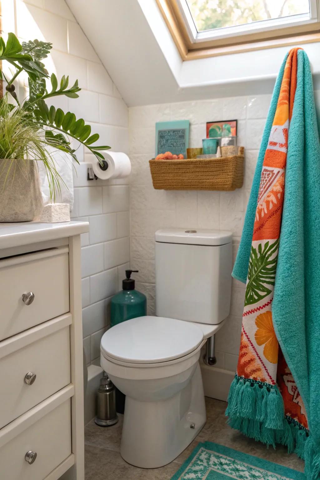 Keep essentials organized with a built-in holder that combines style with function. 🛁👌 #OrganizedLiving #BathroomStorage