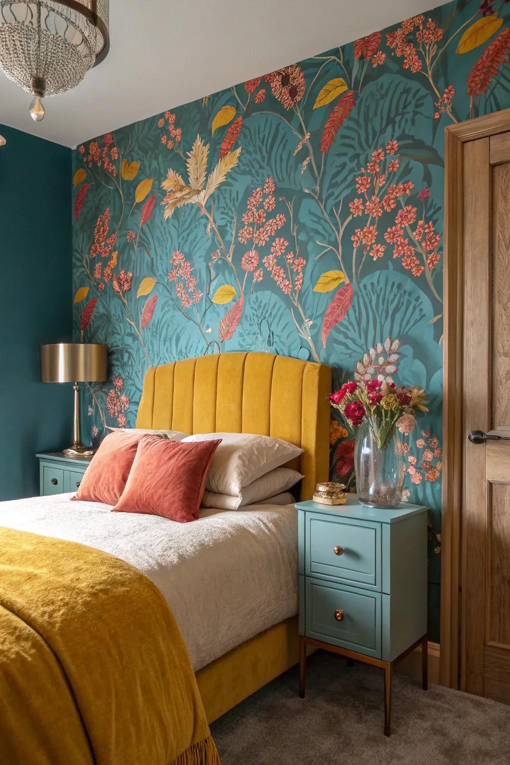 Transform your space with bold wallpaper designs that make a statement.