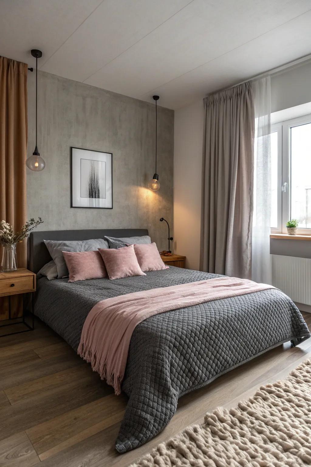 Monochrome with a twist adds sophistication and tranquility.