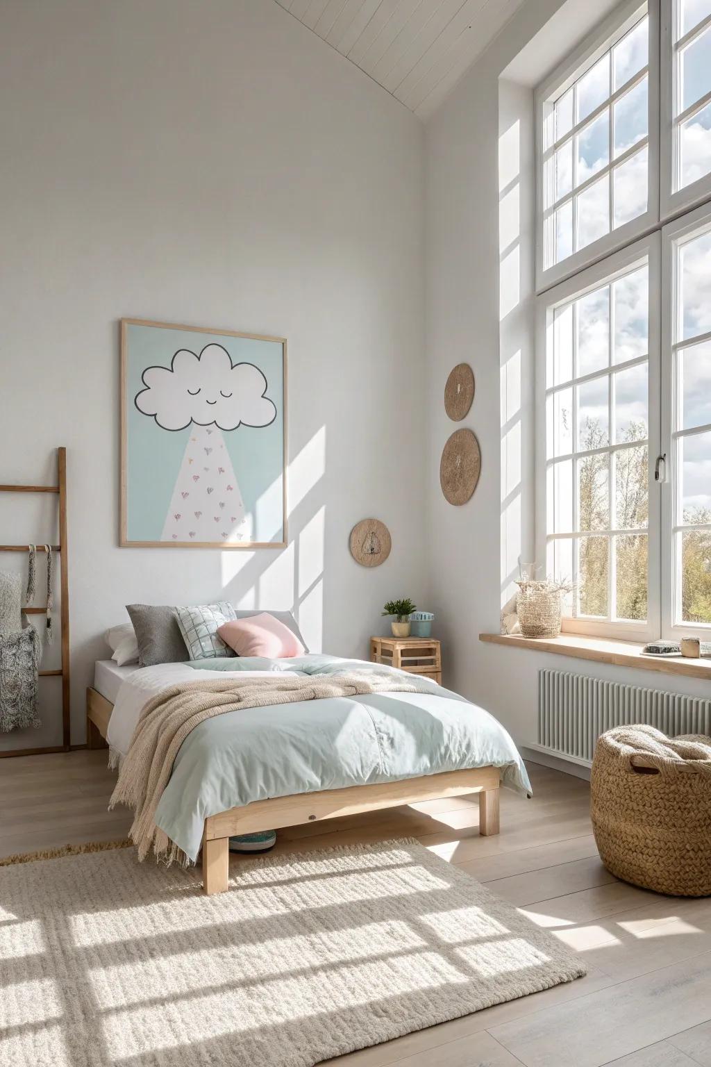 Infuse your space with personality through custom cloud art that tells your story.