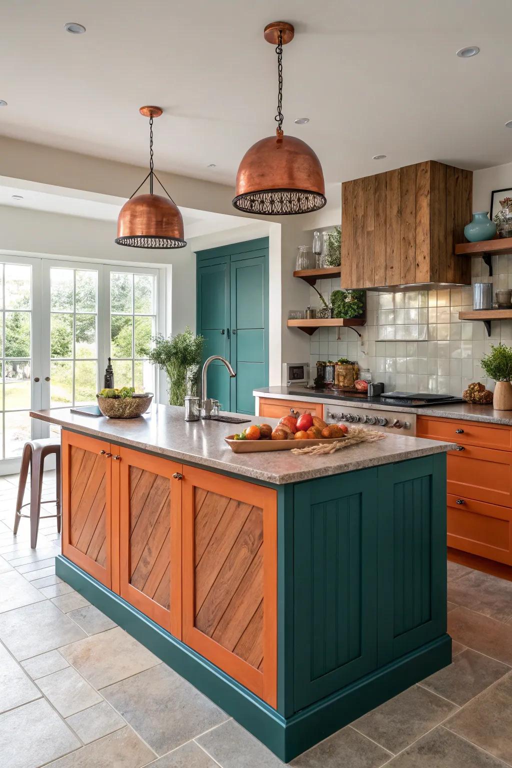 Infuse your kitchen with sustainability and rich character through reclaimed wood features.