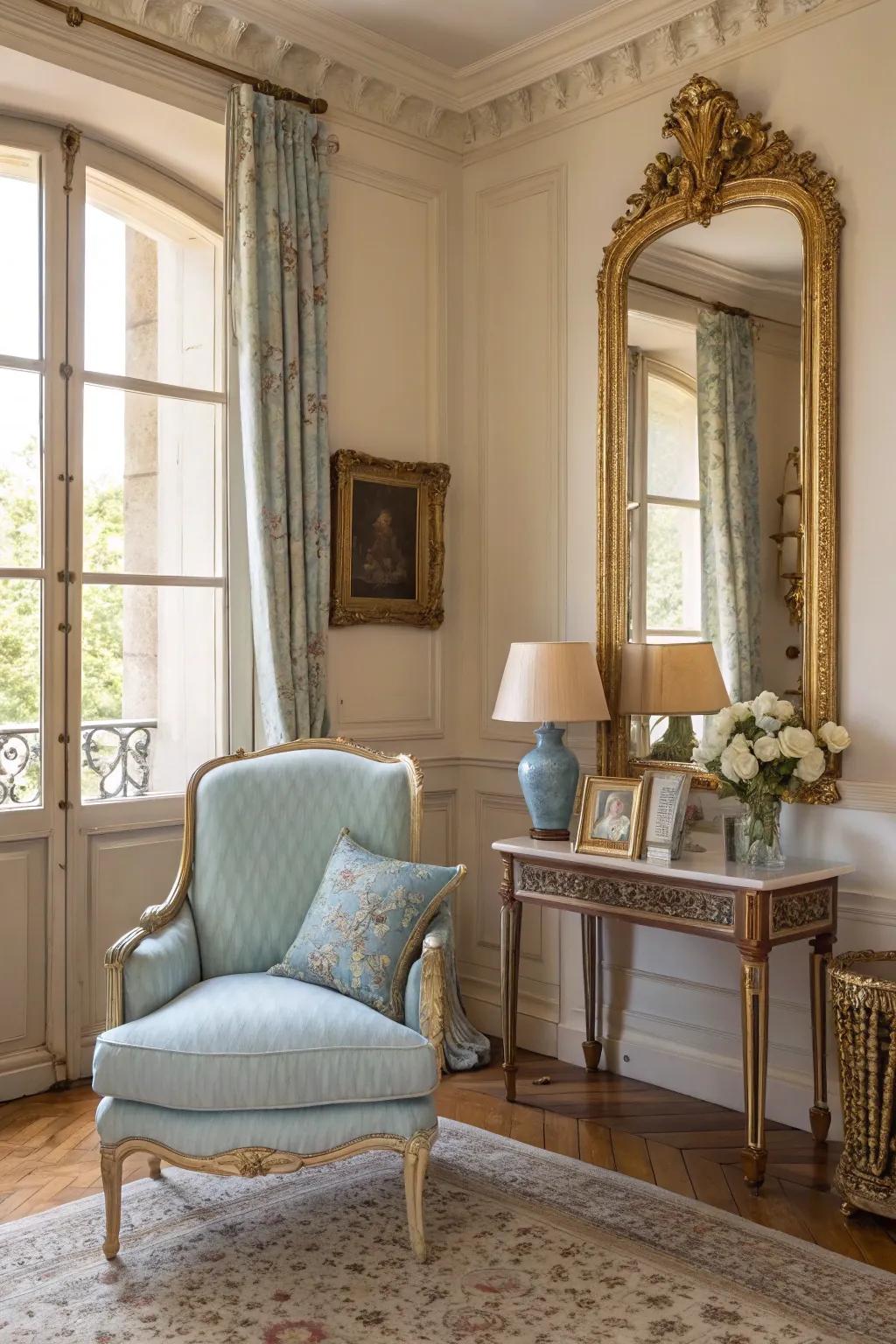 Use mirrors to enhance light and create a sense of spaciousness in your living area.