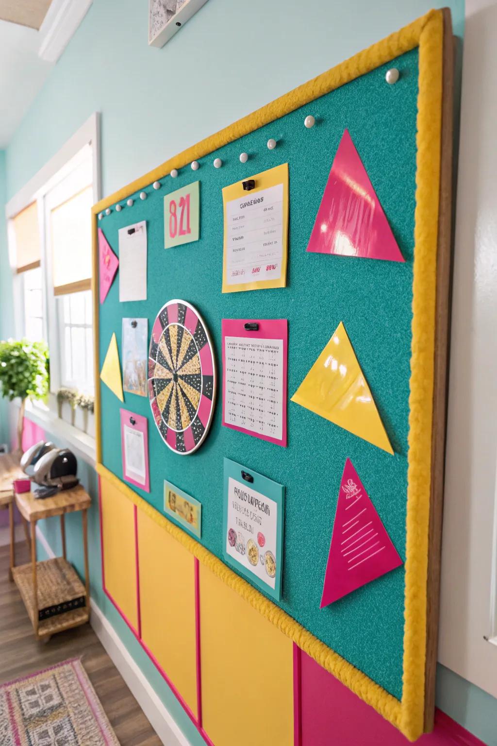Add a dynamic touch with interactive elements that keep your bulletin board engaging.