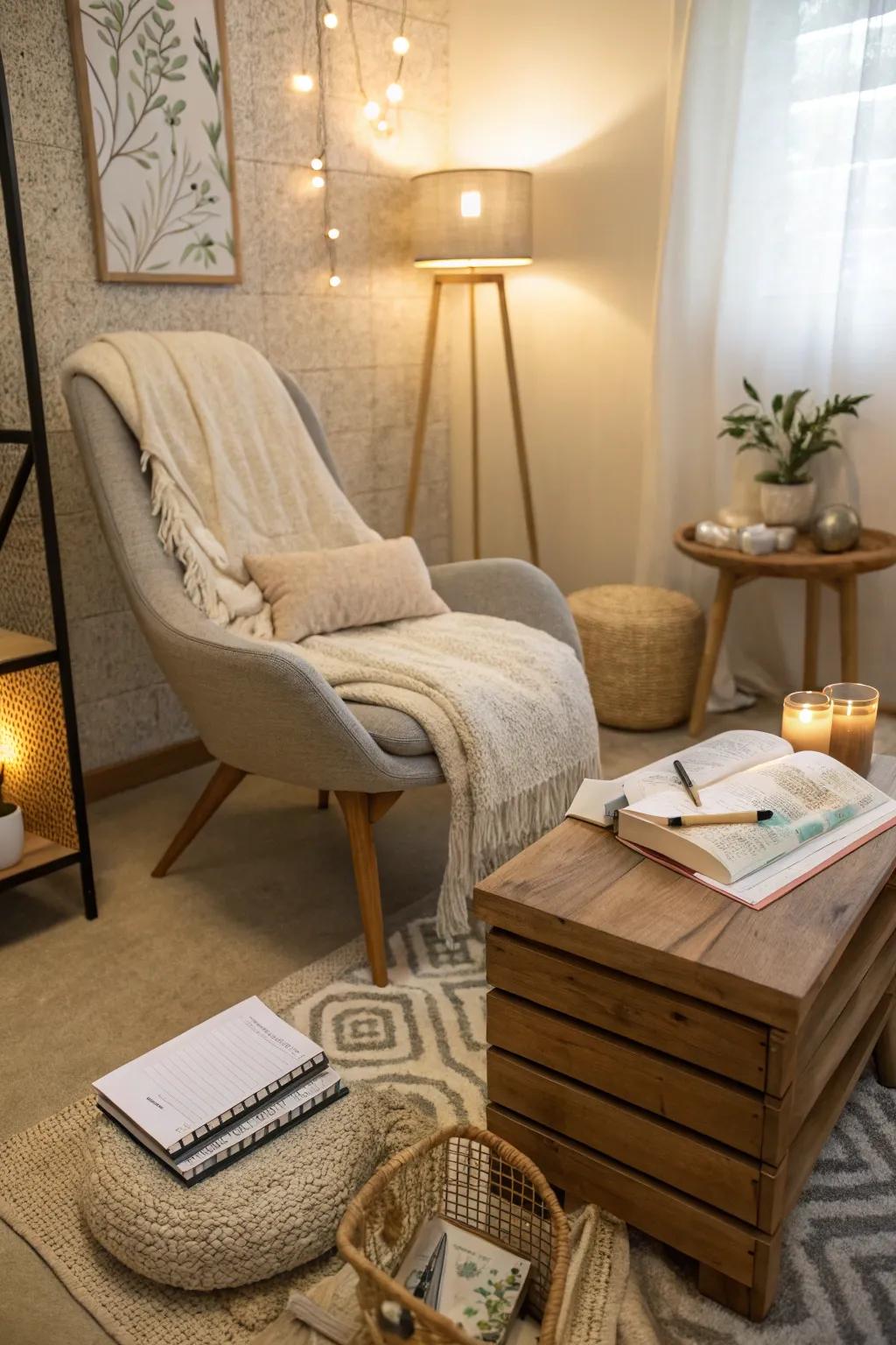 Disconnect from the digital world and reconnect with yourself in a tech-free zone.