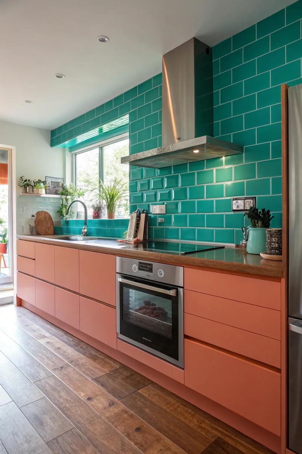 Maintain a minimalist look by hiding appliances within a niche.