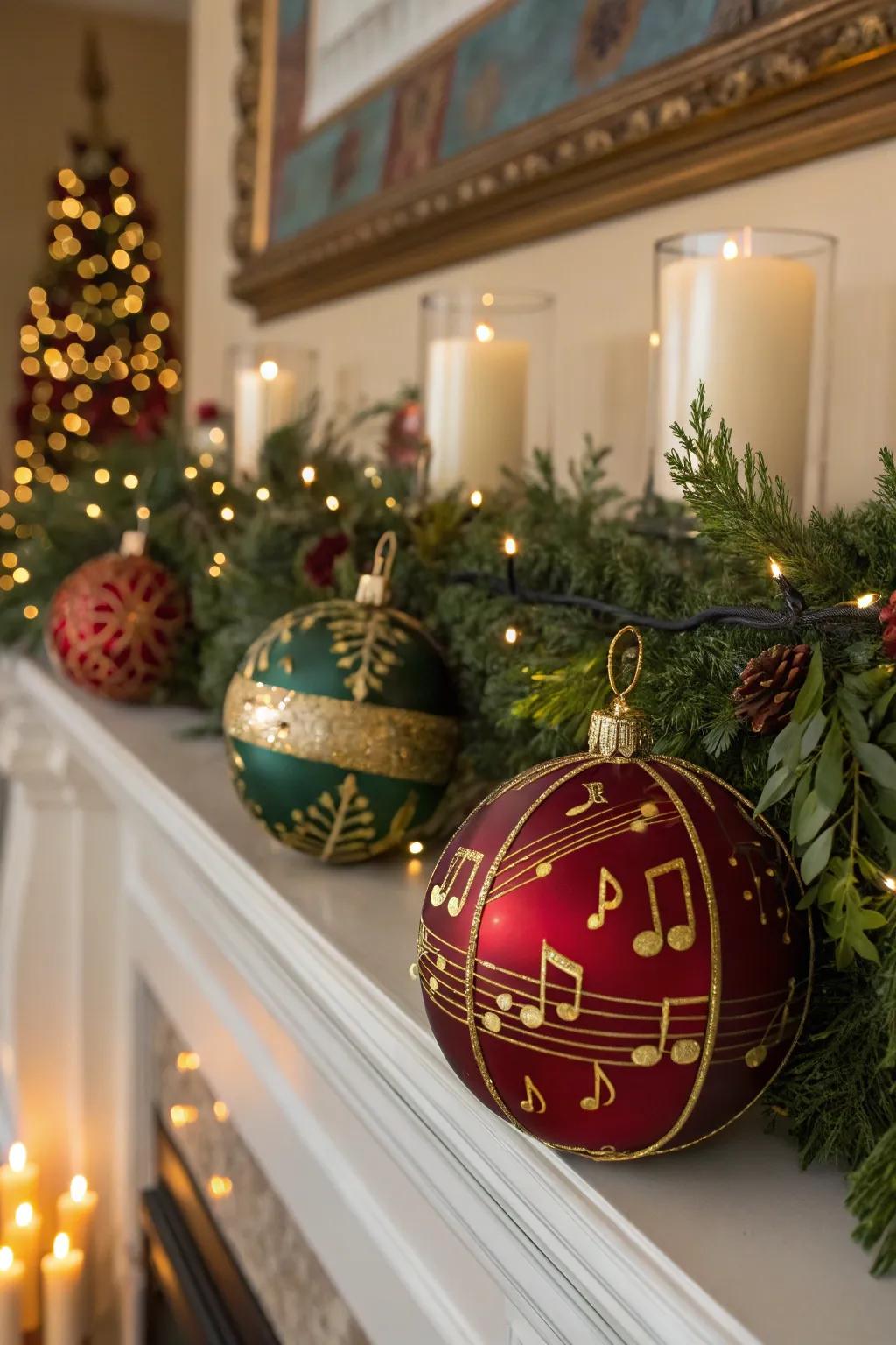 Let your holidays sing with musical ornaments that bring joyful tunes to your festive decor.