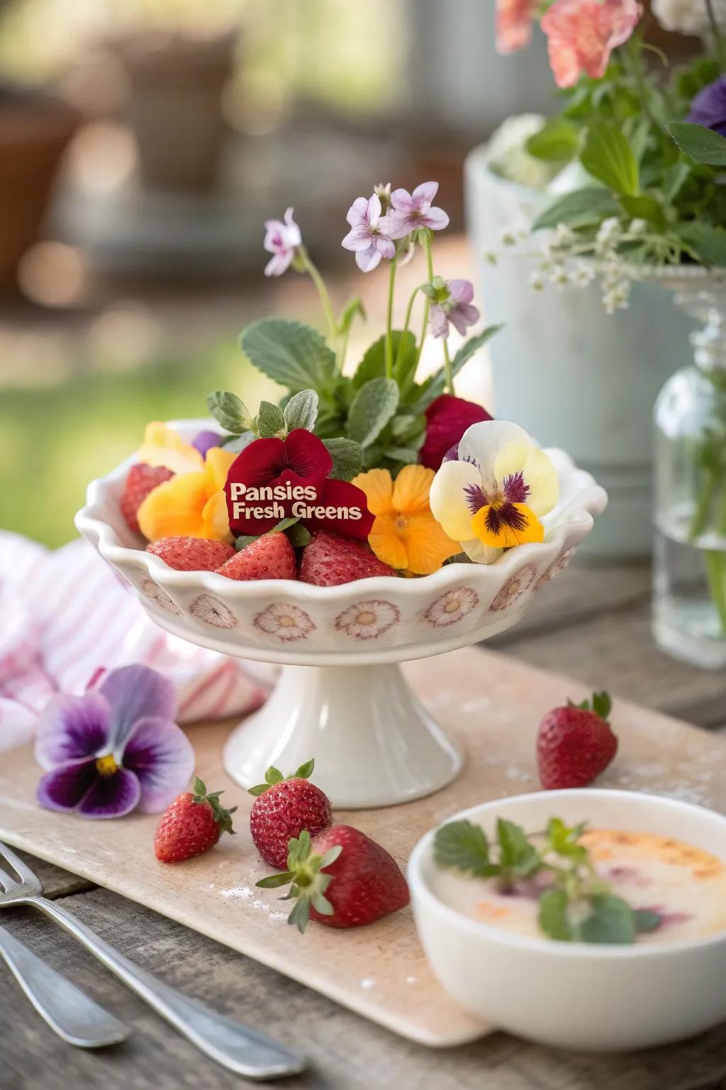 Edible flowers add elegance and flavor to Mother's Day dishes.