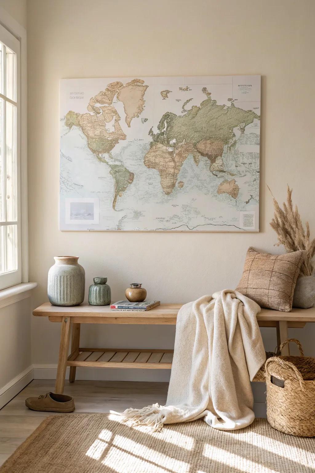 Chart your adventures with custom map art that tells your story. 🗺️ #MapArt #PersonalJourney