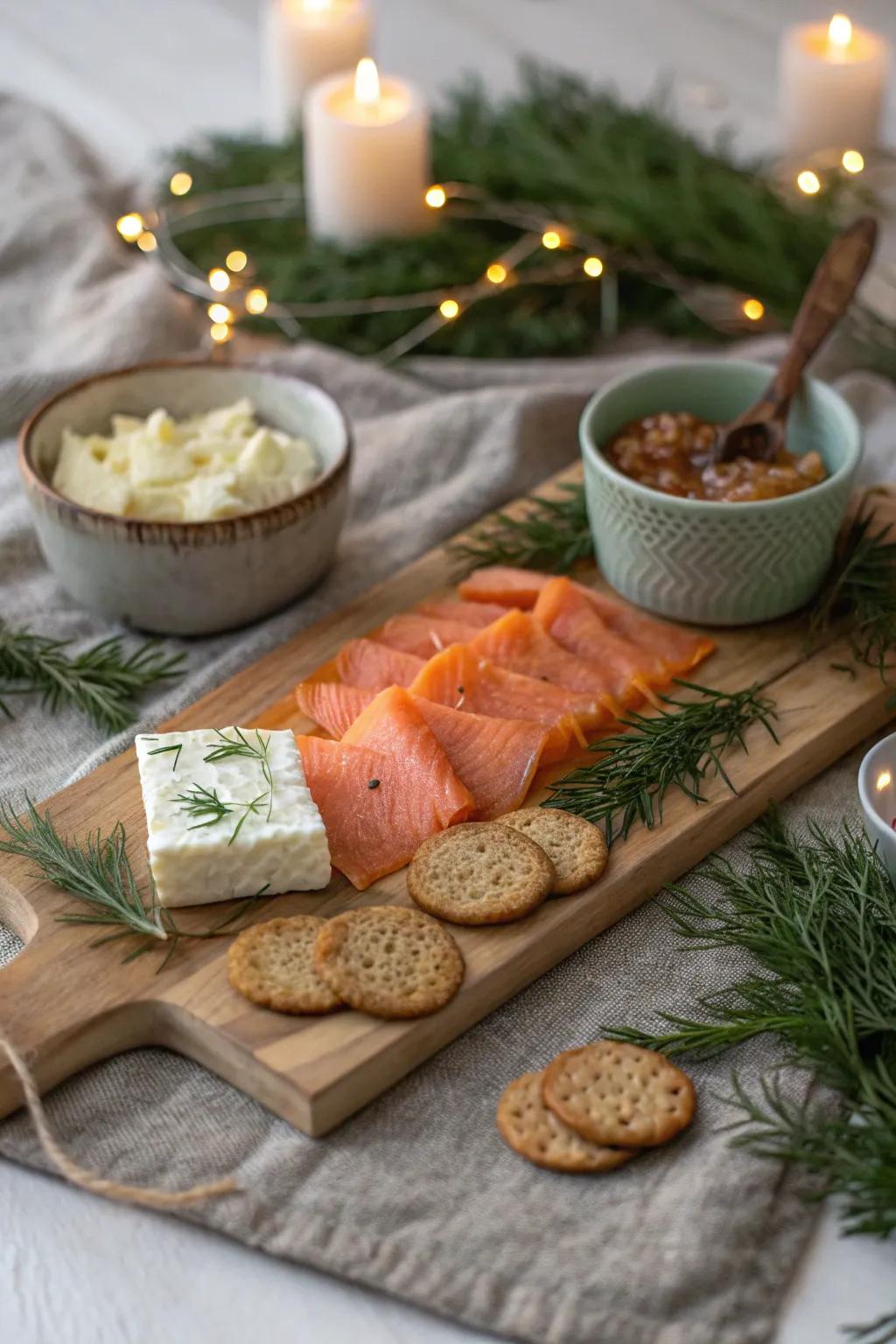 Embrace the warmth of hygge with a Scandinavian board that’s both comforting and delicious.