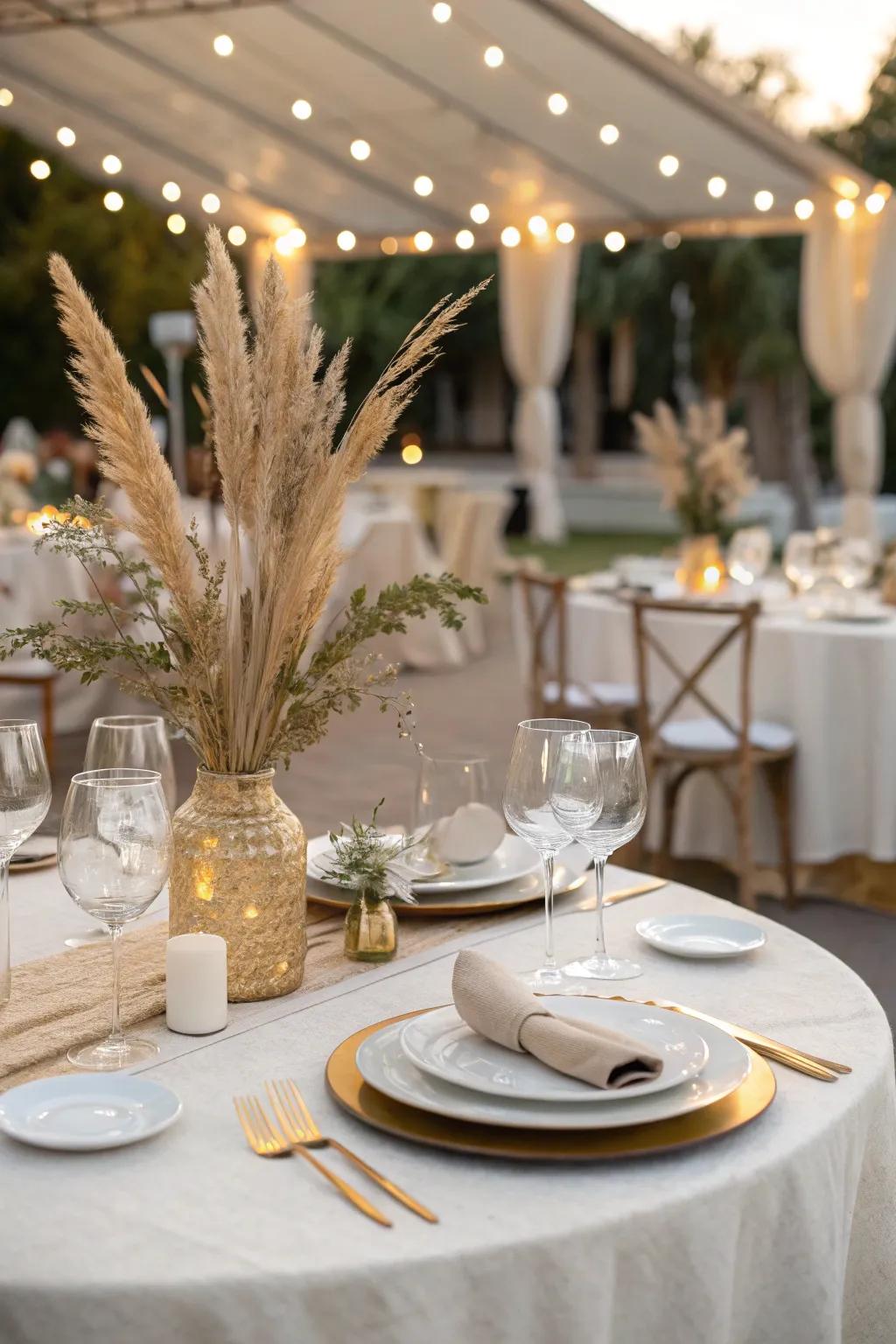 Achieve elegant simplicity with minimalist table decor that speaks volumes.