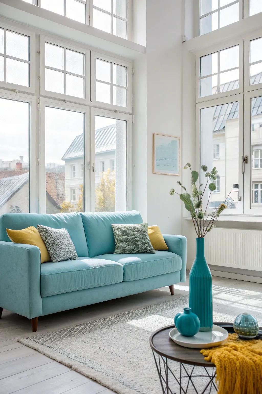Find serenity in simplicity with Nordic cool tones that refresh your home.