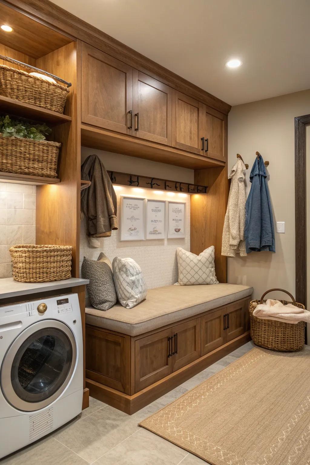 Maximize functionality with furniture that offers both seating and storage.