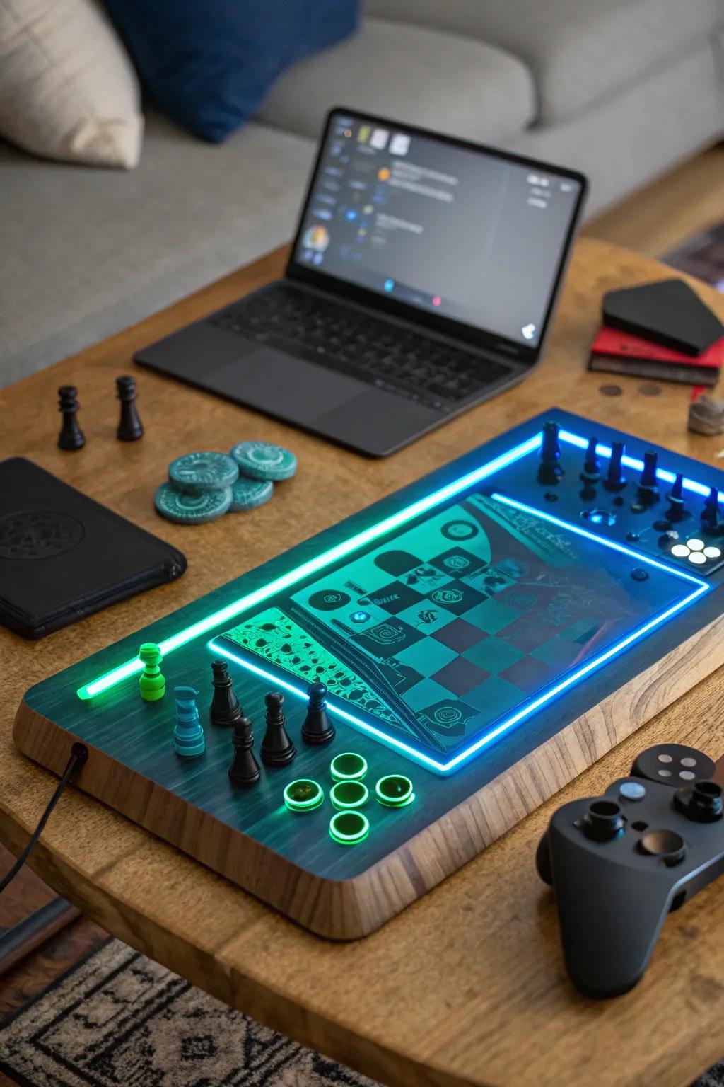 Fuse tradition with technology for a board game experience that's both classic and cutting-edge.