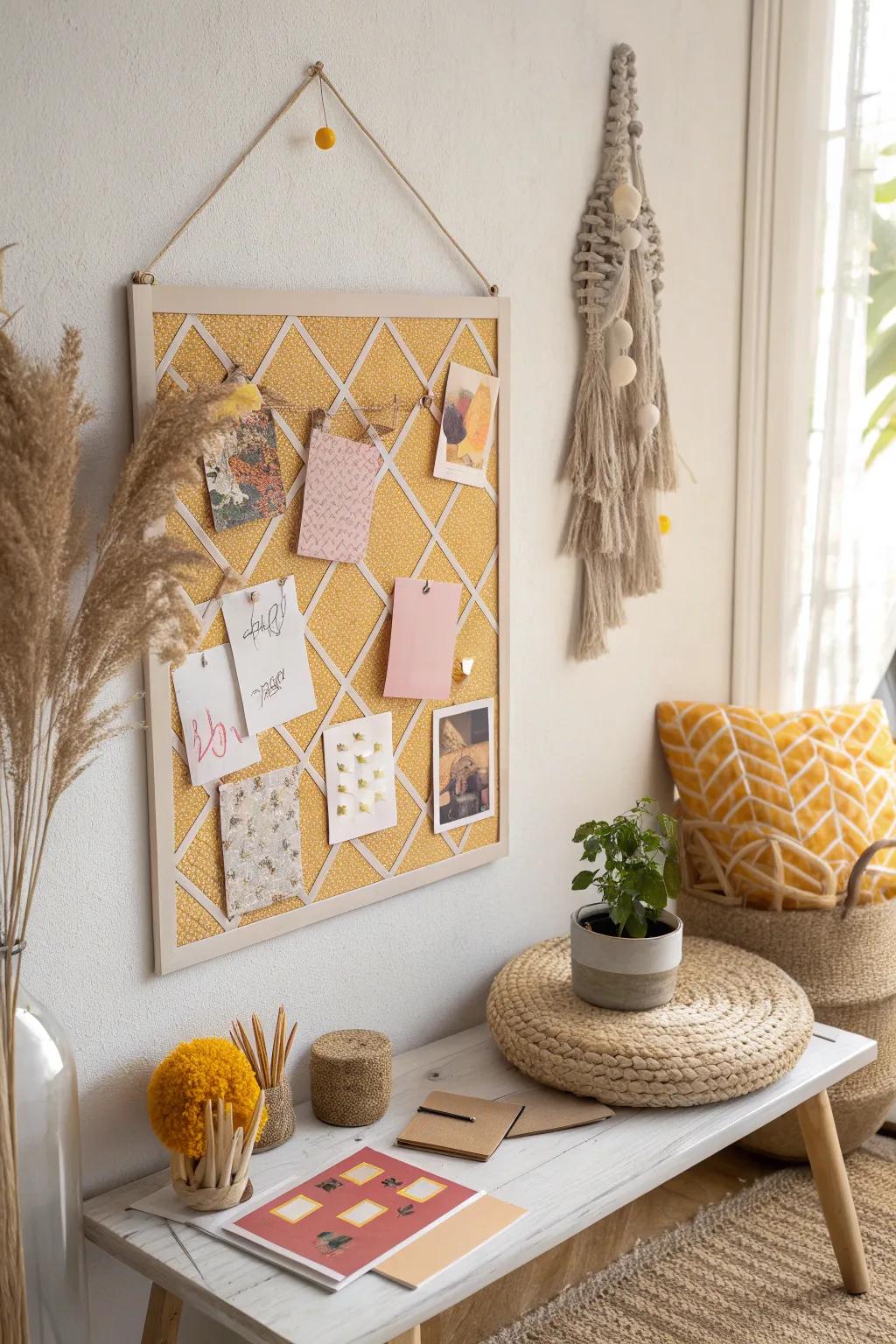 Celebrate the seasons with a bulletin board that changes with the times.