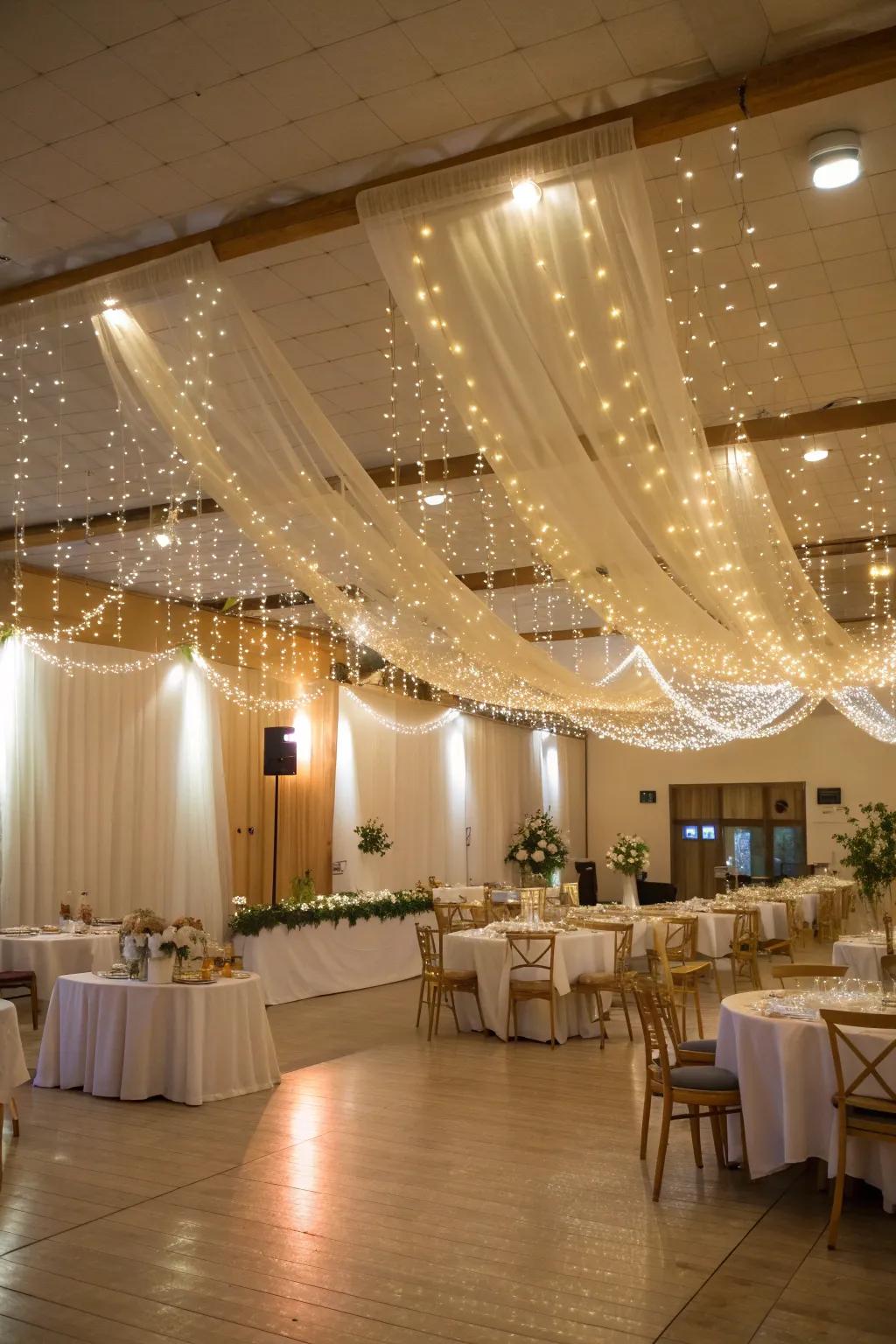 Add a touch of magic with whimsical fairy lights that sparkle and shine. ✨ #FairyLights #MagicMoments #PartyDecor