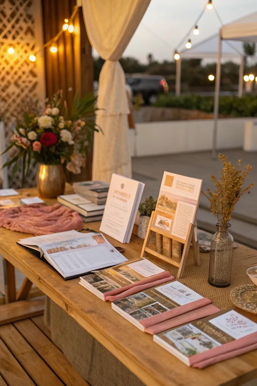 Keep your readers informed with well-organized promotional materials that invite further exploration.