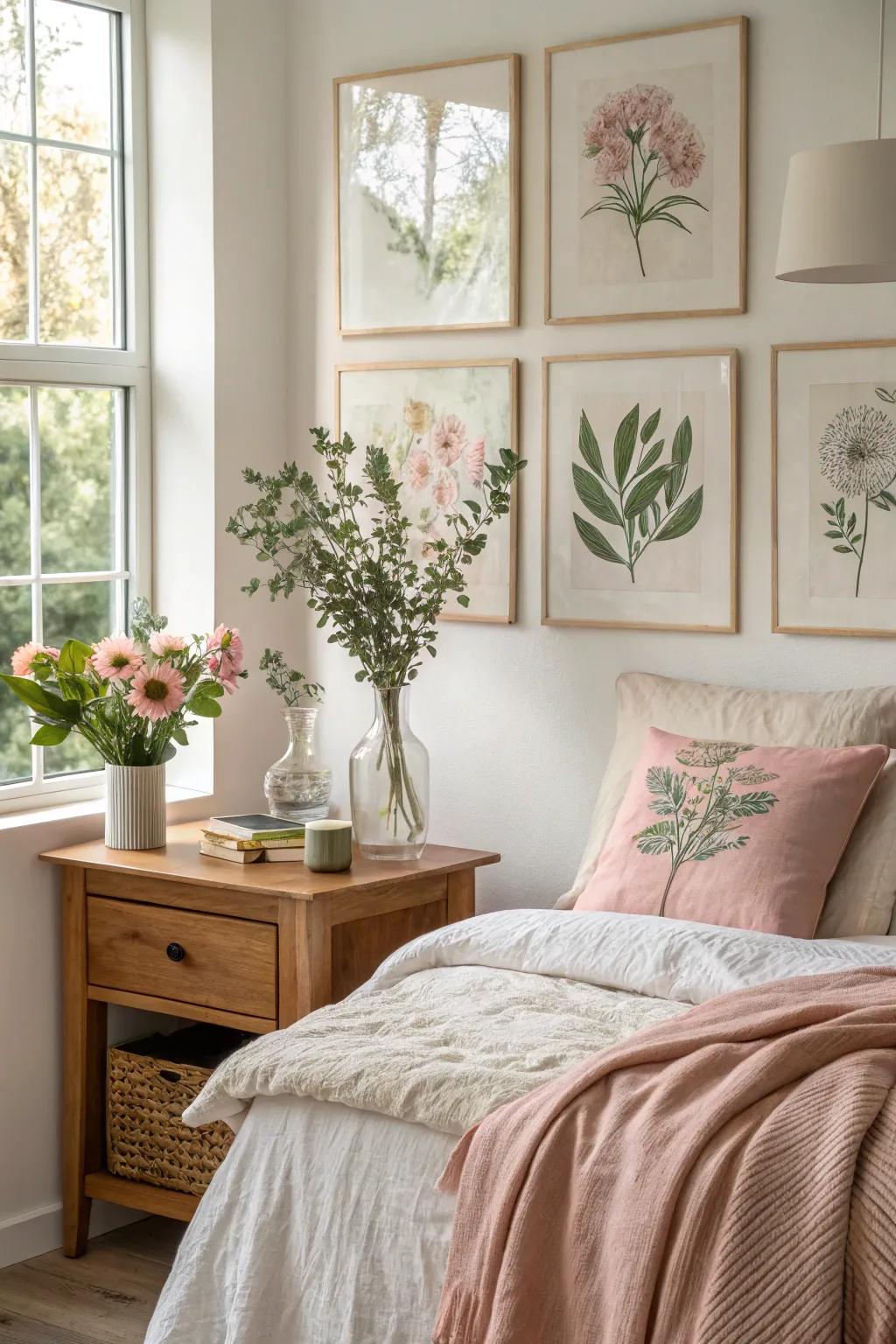 DIY botanical art adds a personal touch, blending creativity with nature's beauty.