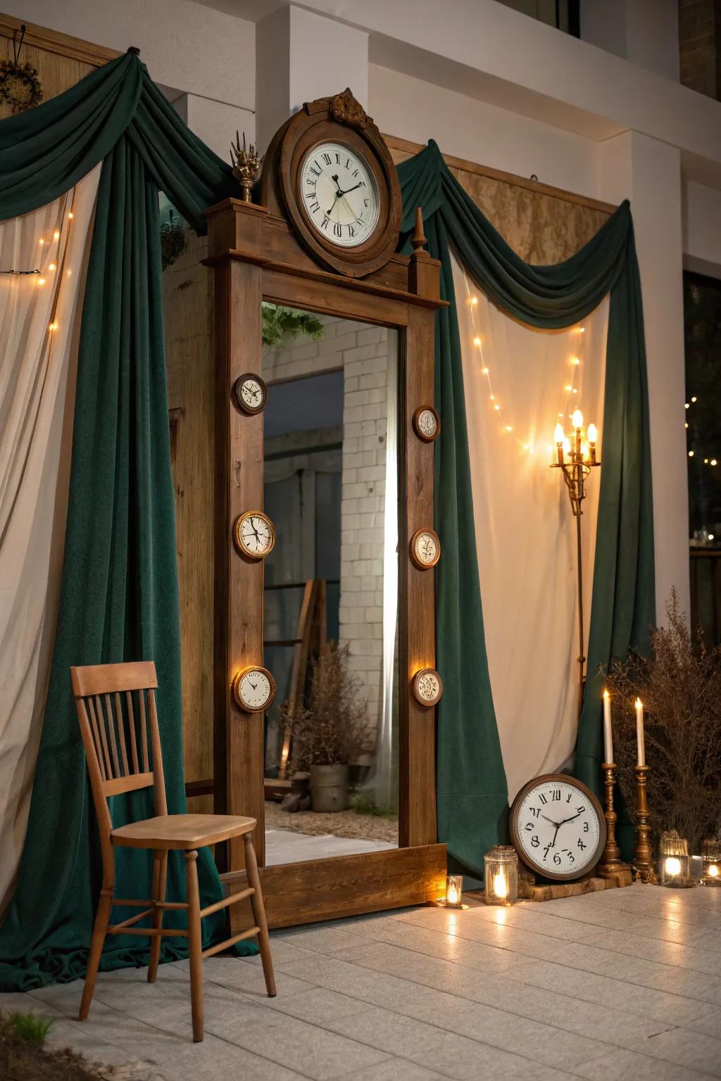 Transform your mirror into a portal to another world with decor that tells a story. 🚪 #PortalDecor #HalloweenMagic