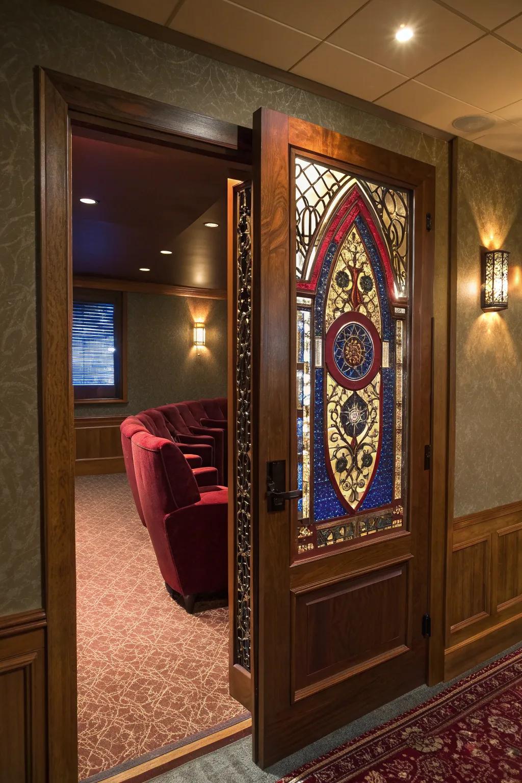 Let light and color play together with stained glass that adds a touch of artistry. #StainedGlass #ArtisticDesign 🌈