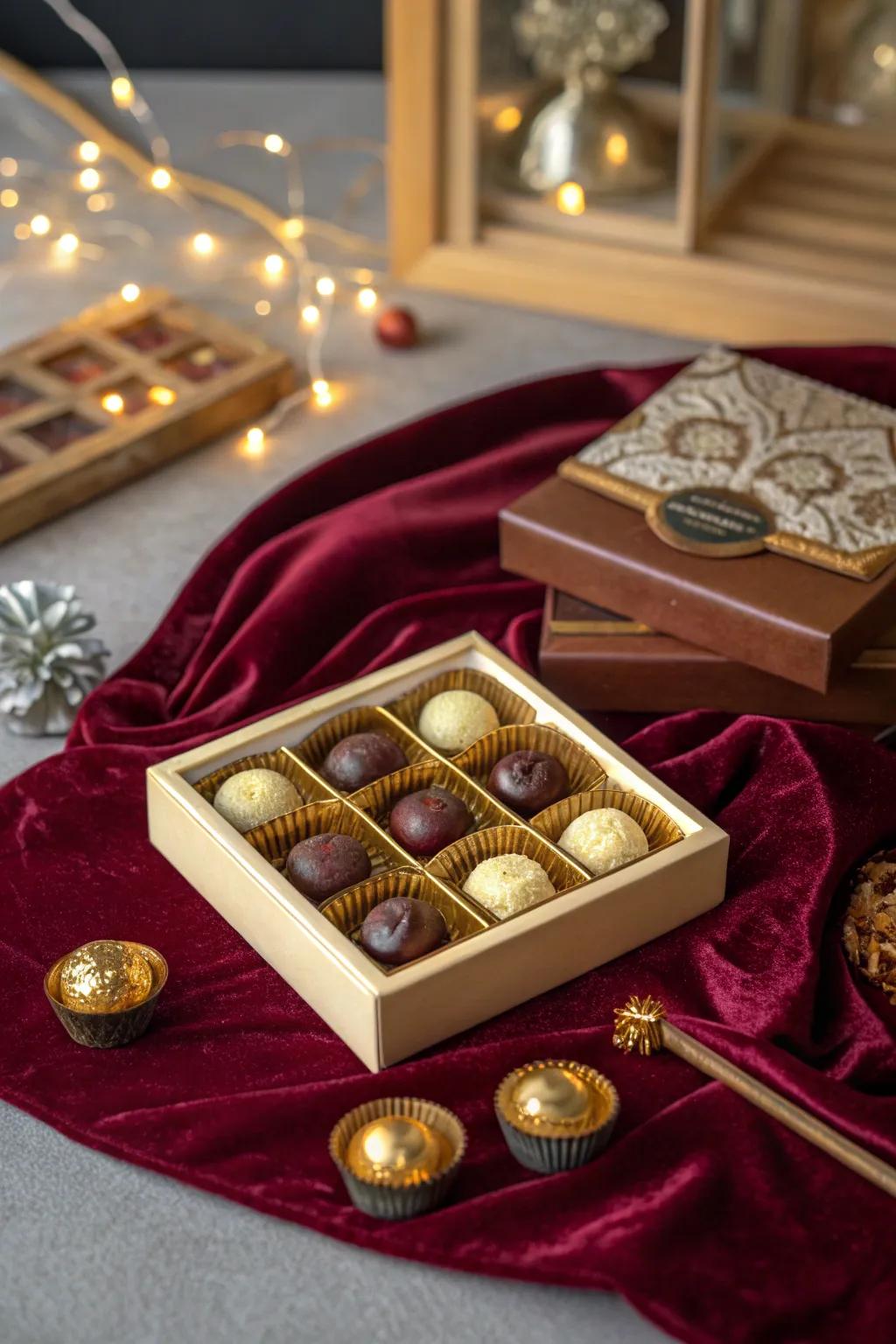 Sweeten the occasion with the luxurious taste of premium artisanal chocolates.