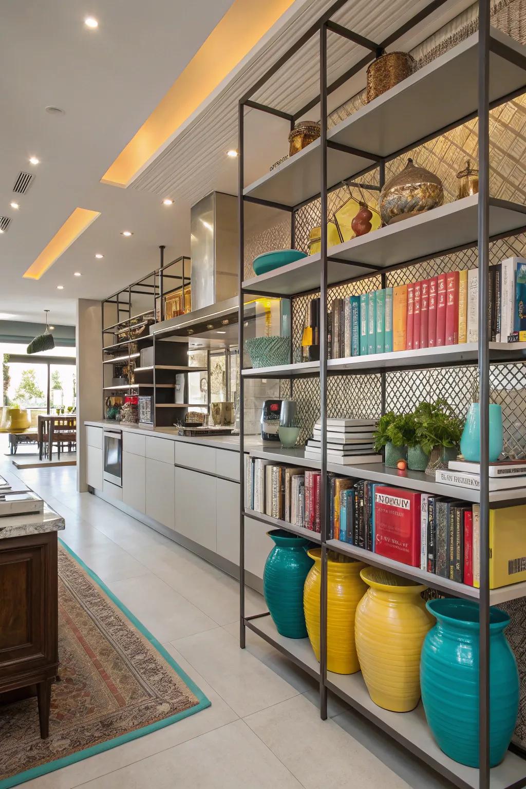 Add creativity and function to your kitchen with unconventional shelving concepts. 📚 #KitchenShelving #CreativeDesign #HomeInspiration