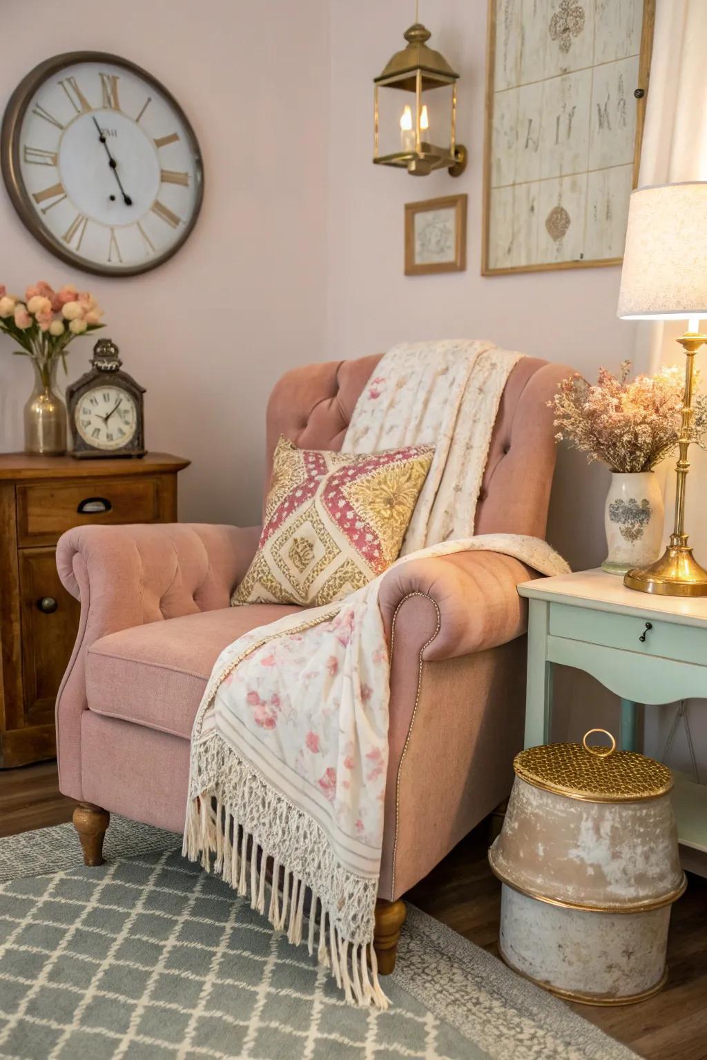 Incorporate vintage pieces for a touch of timeless charm.