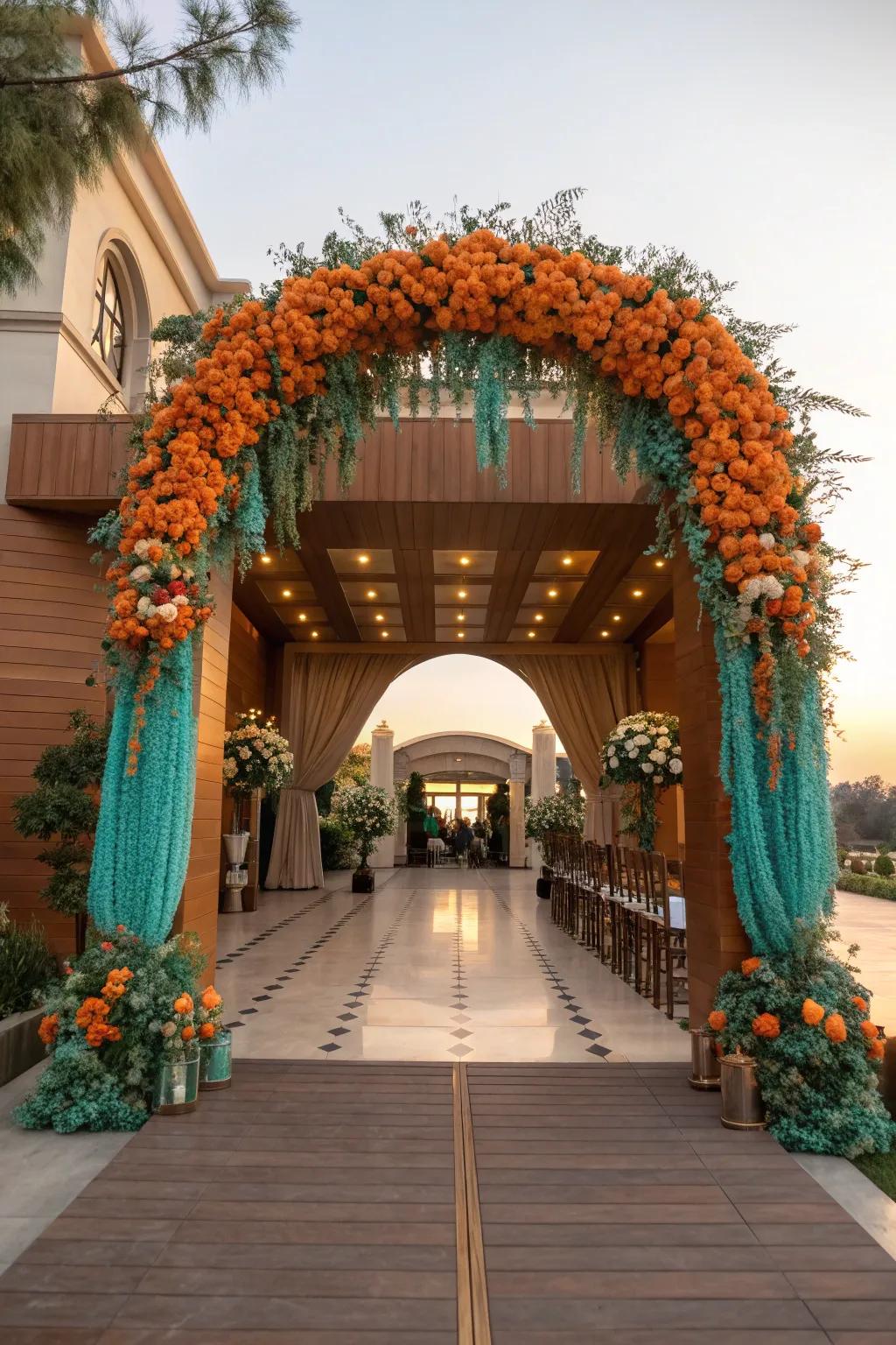 Welcome your guests in style with a grand entrance that sets the stage for your event.