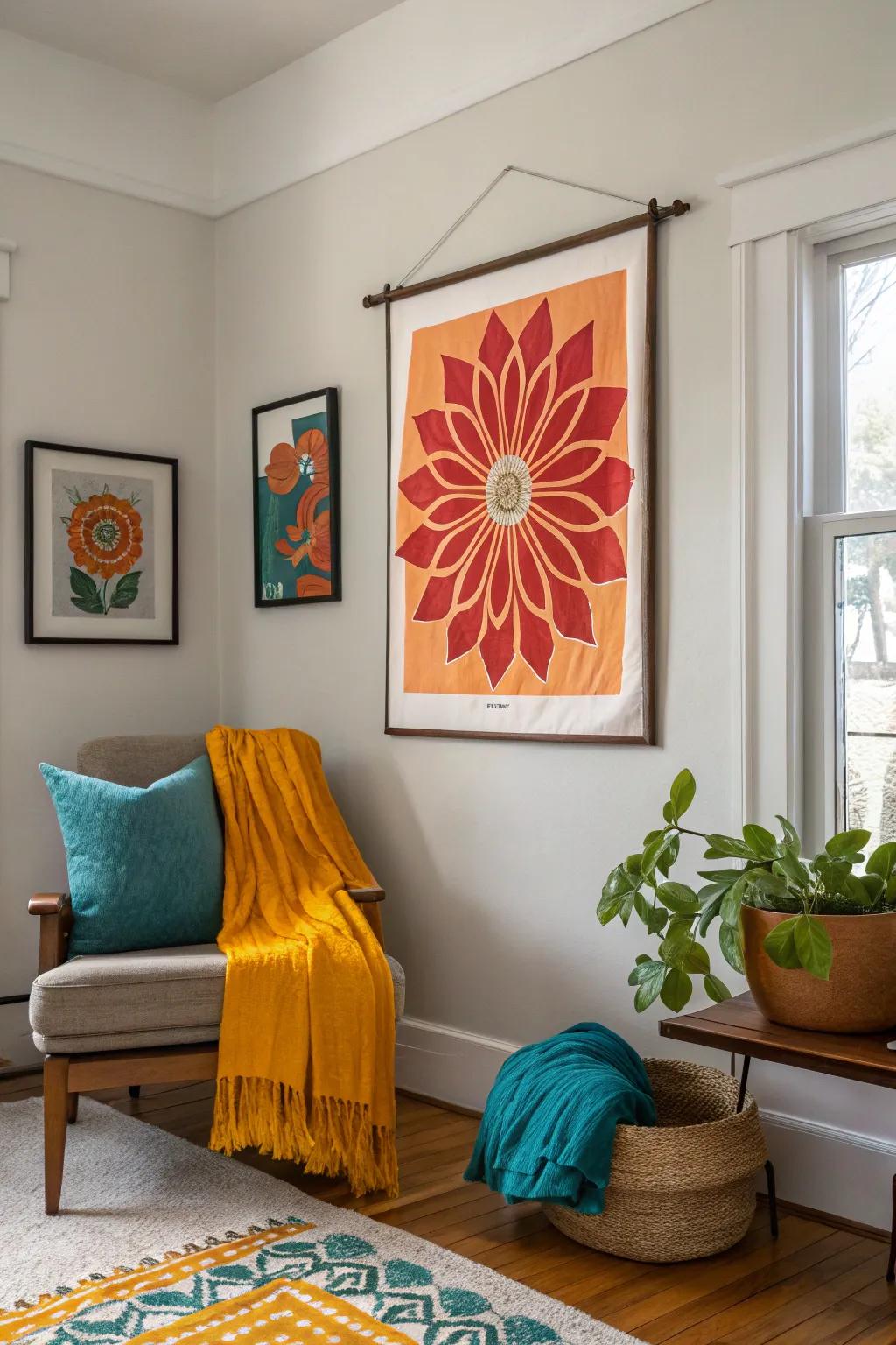 Art personalizes your space, making it truly yours. #ArtLovers #HomeDecor