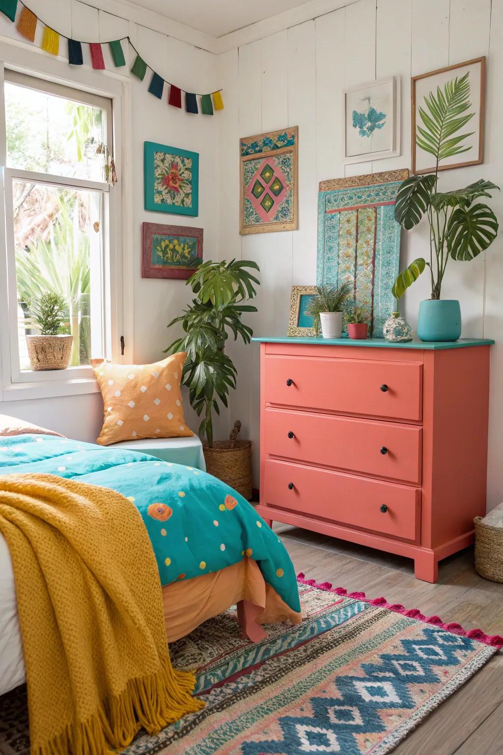 DIY projects add a handcrafted charm to your space.