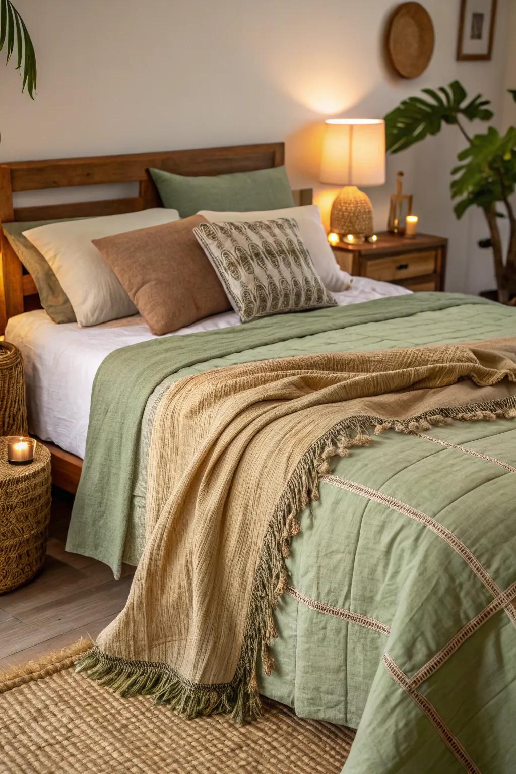 Go green with eco-friendly bedspreads that are as kind to the earth as they are to your comfort.