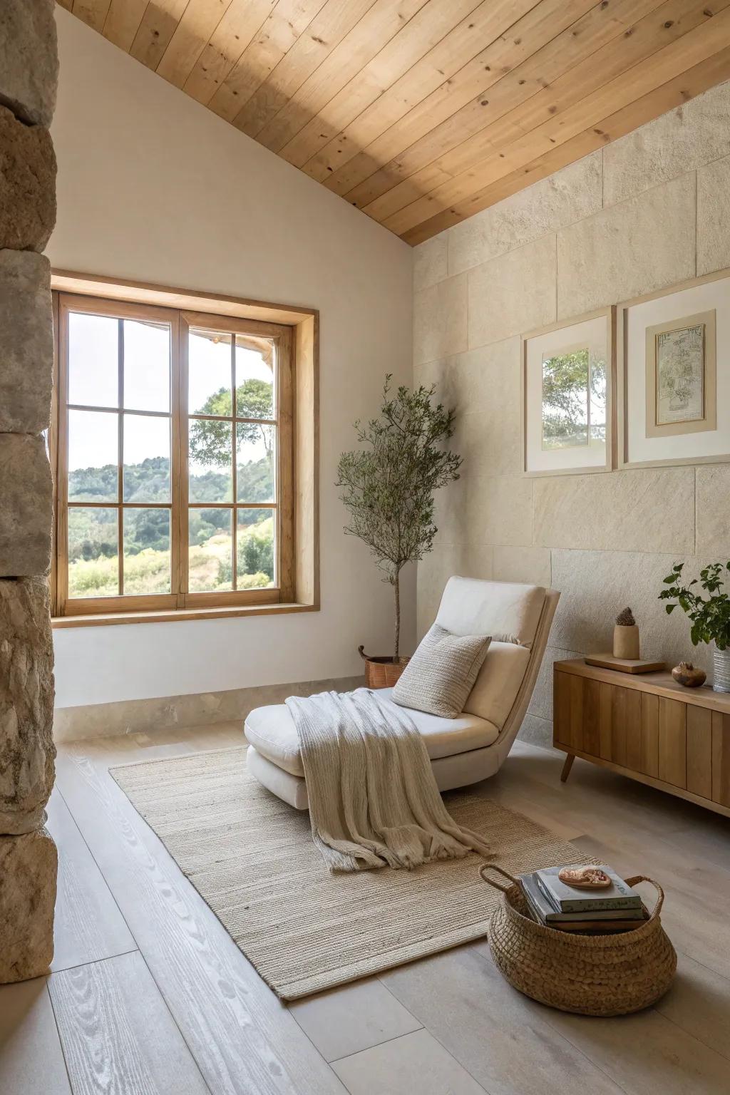 Find peace in simplicity with a minimalist sanctuary that clears your mind and space.