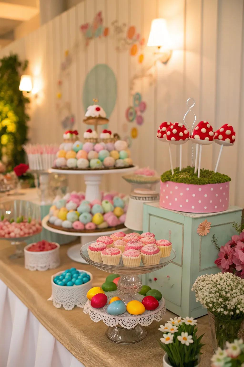 Delight your guests with a dessert display that’s as visually appealing as it is delicious.